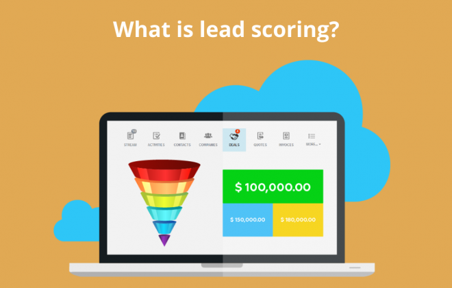 What is lead scoring?