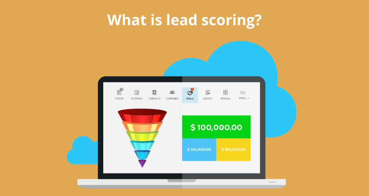 What is lead scoring?