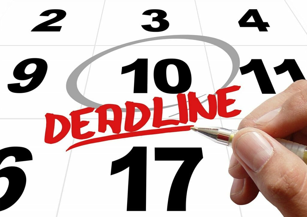 team deadlines image