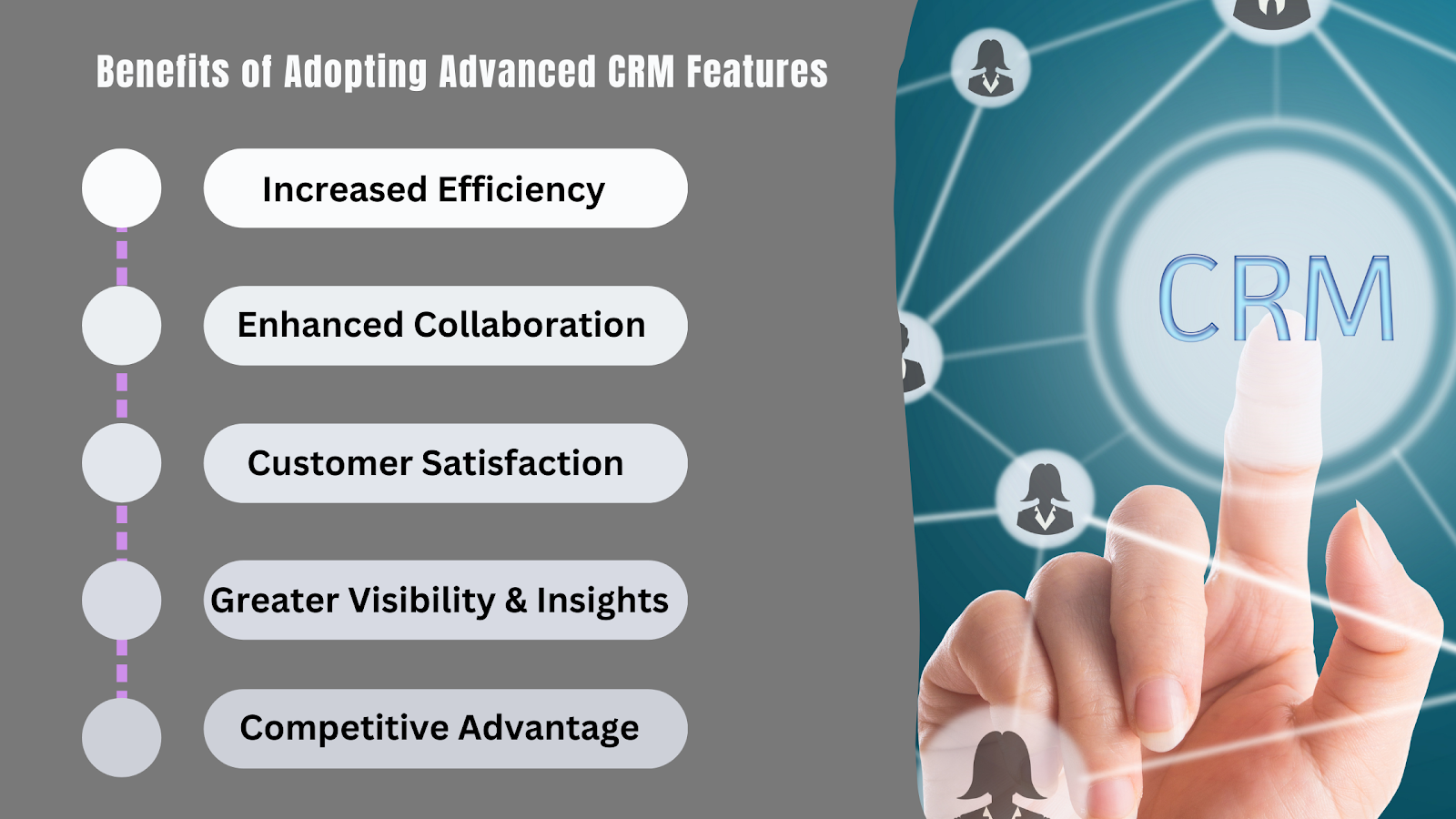 Benefits of Adopting Advanced CRM Features for manufacturers' reps
